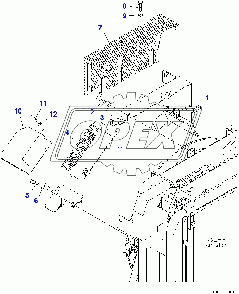  FAN GUARD (WITHOUT AIR CONDITIONER)(255834-)