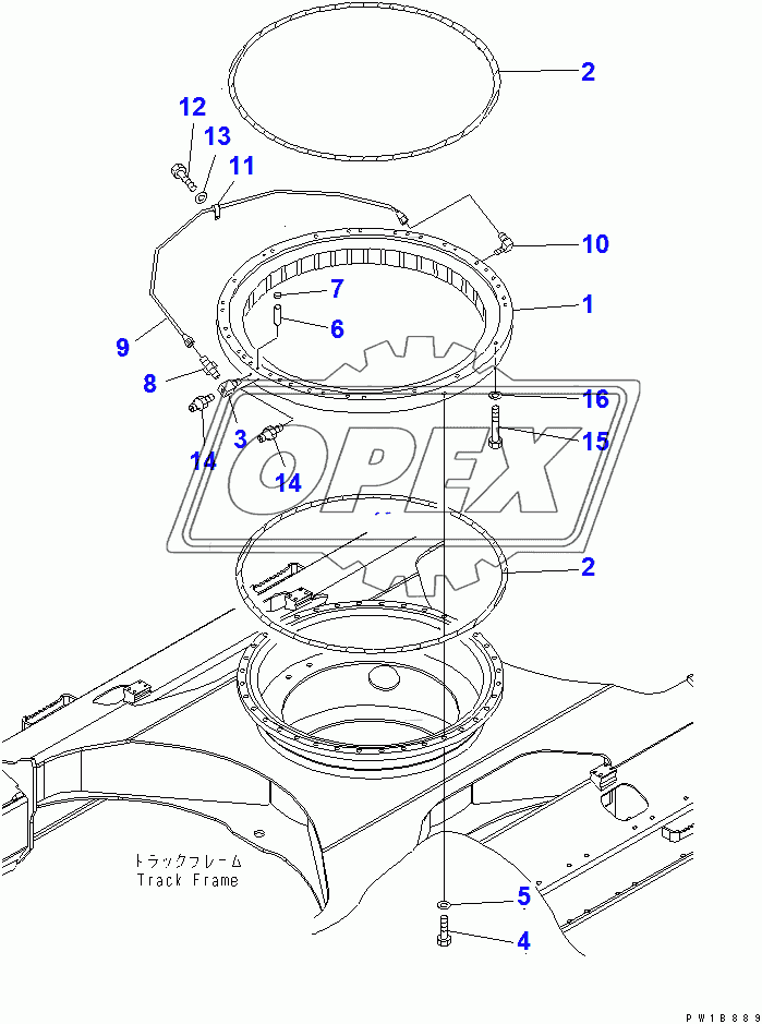  SWING CIRCLE (CONCENTRATED GREASING)