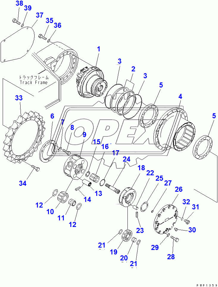  FINAL DRIVE (WITH HEAT RESISTING SEAL)