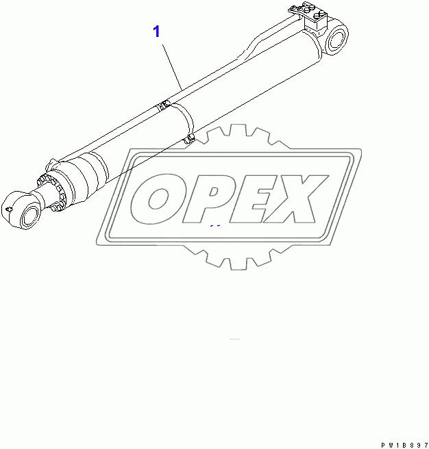  ARM CYLINDER (COLD AREA ARRANGEMENT (-40))(255706-)