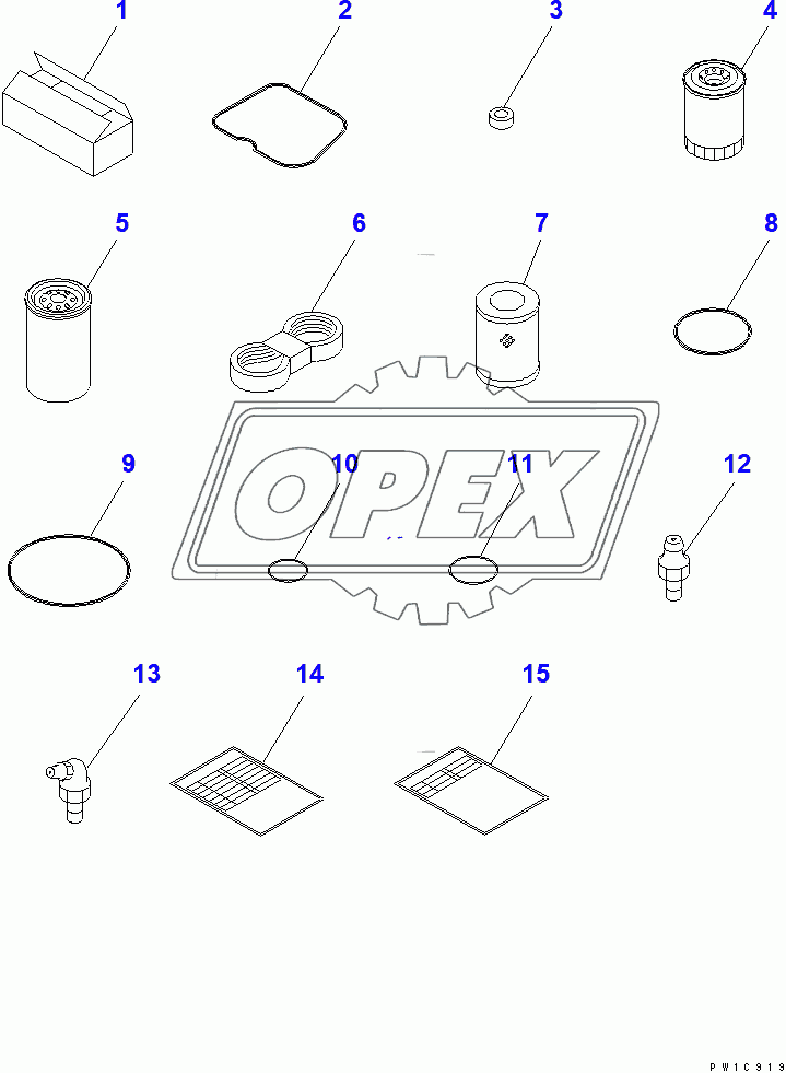  SPARE PARTS (SANDY AND DUSTY TERRAIN SPEC.)