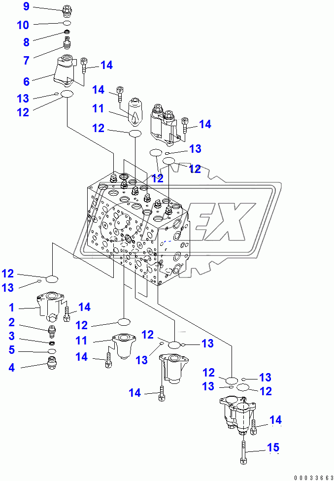  CONTROL VALVE (4/16)(205851-)