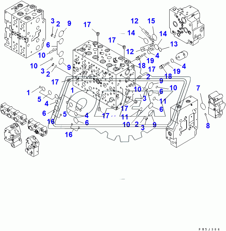  CONTROL VALVE (2-ACTUATOR) (5/21)