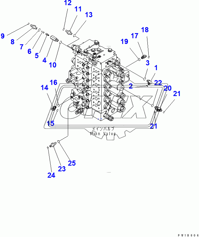  CONTROL VALVE (CONNECTING PARTS) (2/2)