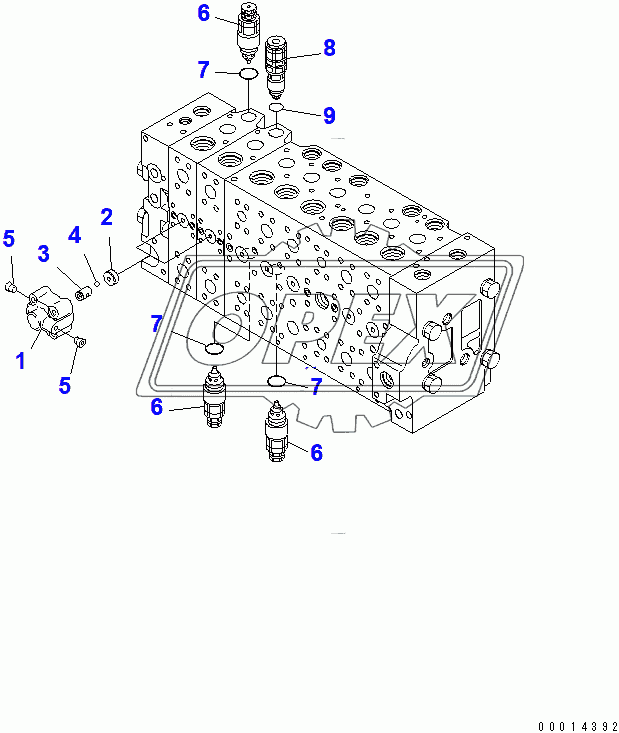  CONTROL VALVE (2-ACTUATOR) (21/21)