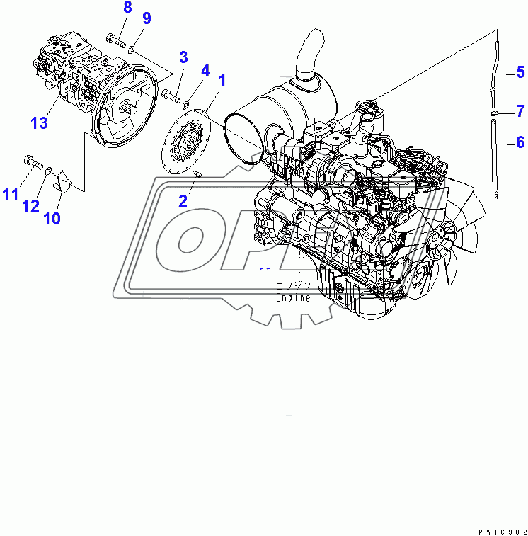  DAMPER PUMP AND TUBE(200008-)