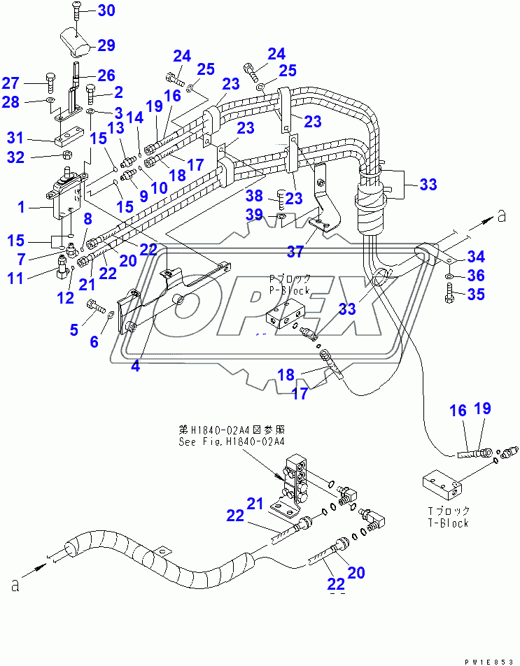  FLOOR FRAME (BLADE CONTROL)