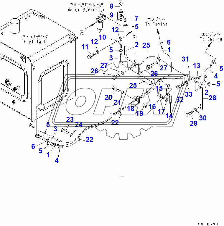  FUEL LINES(200001-203012)