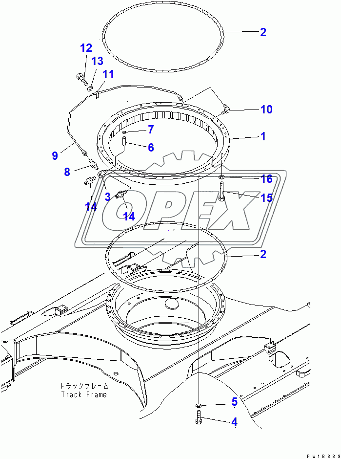  SWING CIRCLE (CONCENTRATED GREASING)