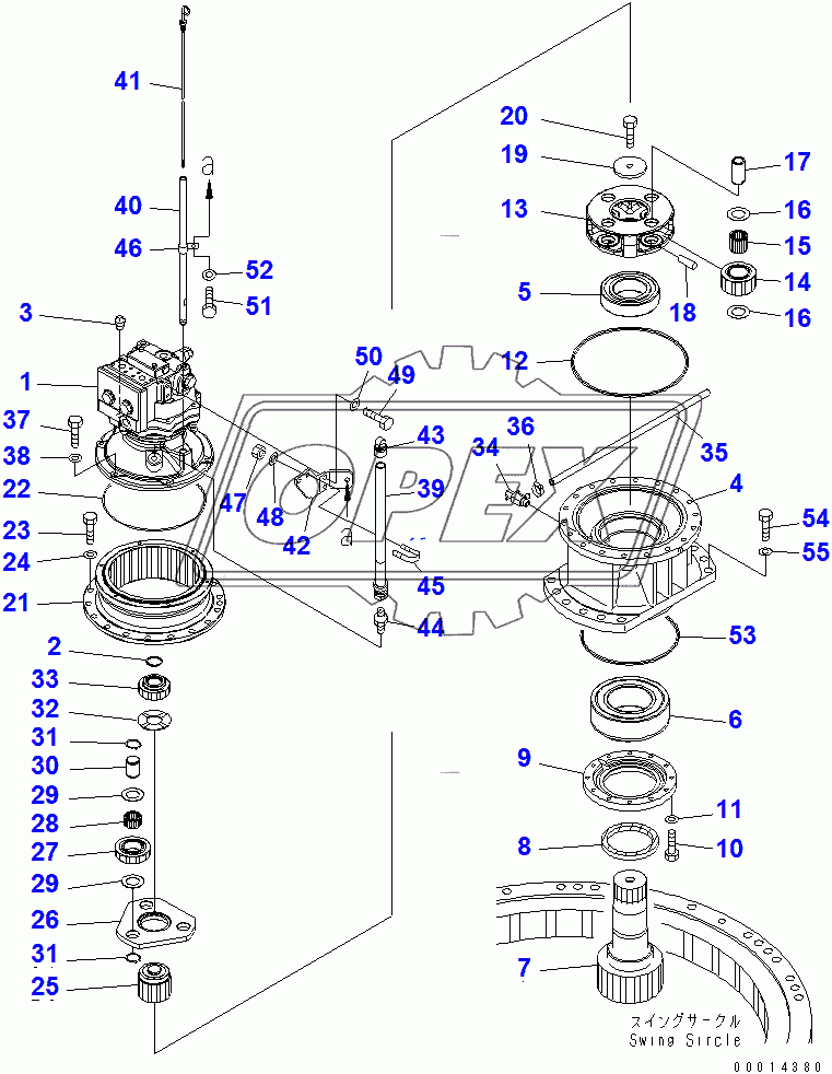  SWING MACHINERY(250001-)