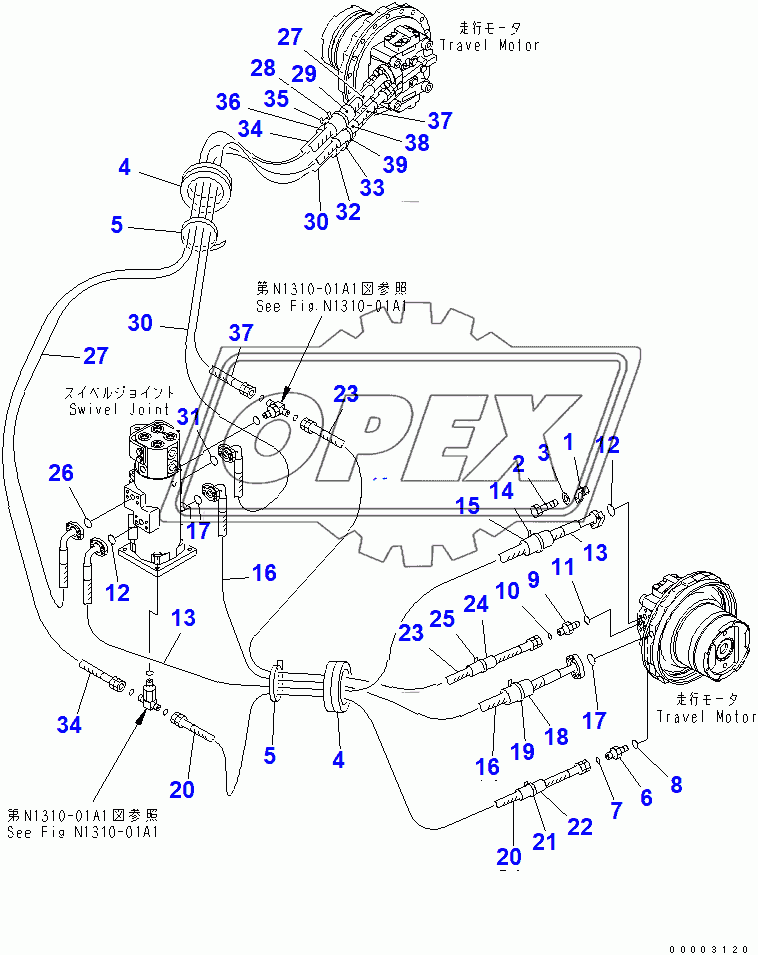  TRAVEL PIPING (BLADE SPEC.)