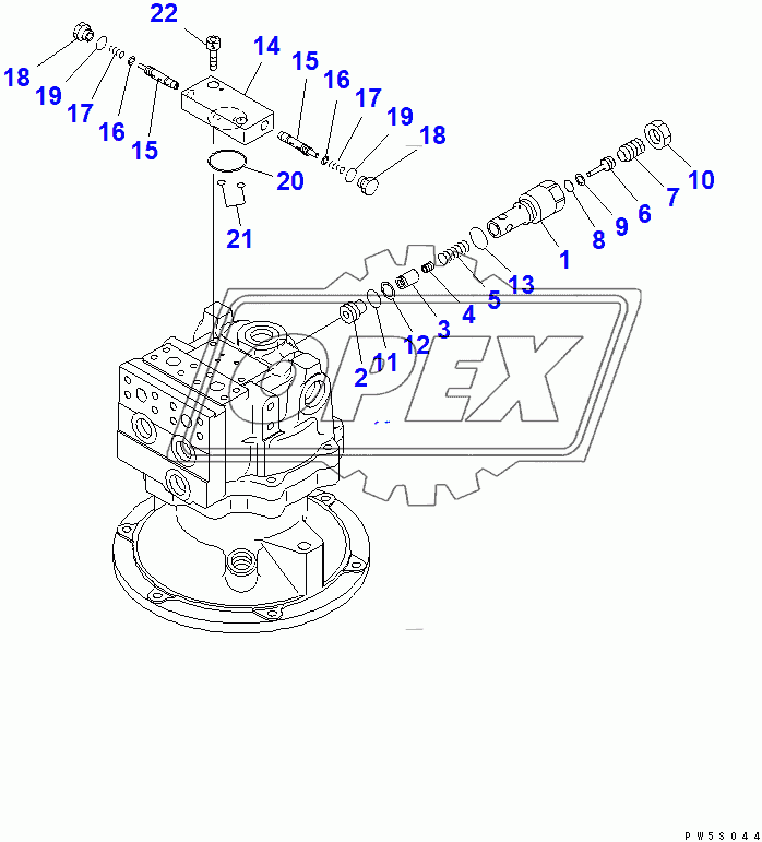  SWING MOTOR (3/3)