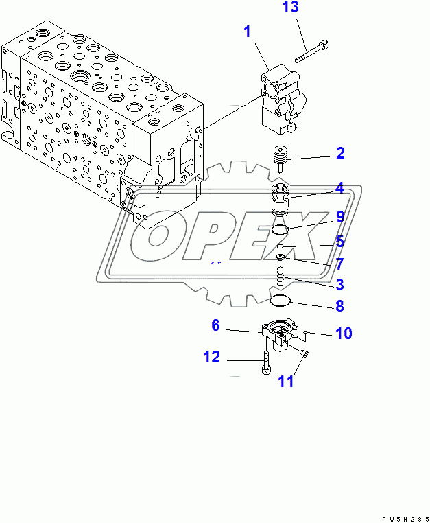  MAIN VALVE (15/16)