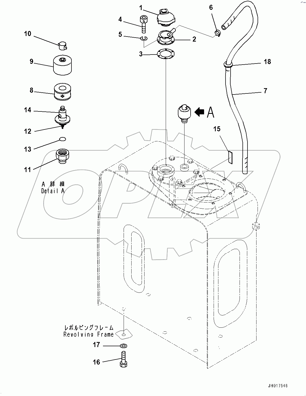  Hydraulic Tank, Breather Mounting (#400073-400575)