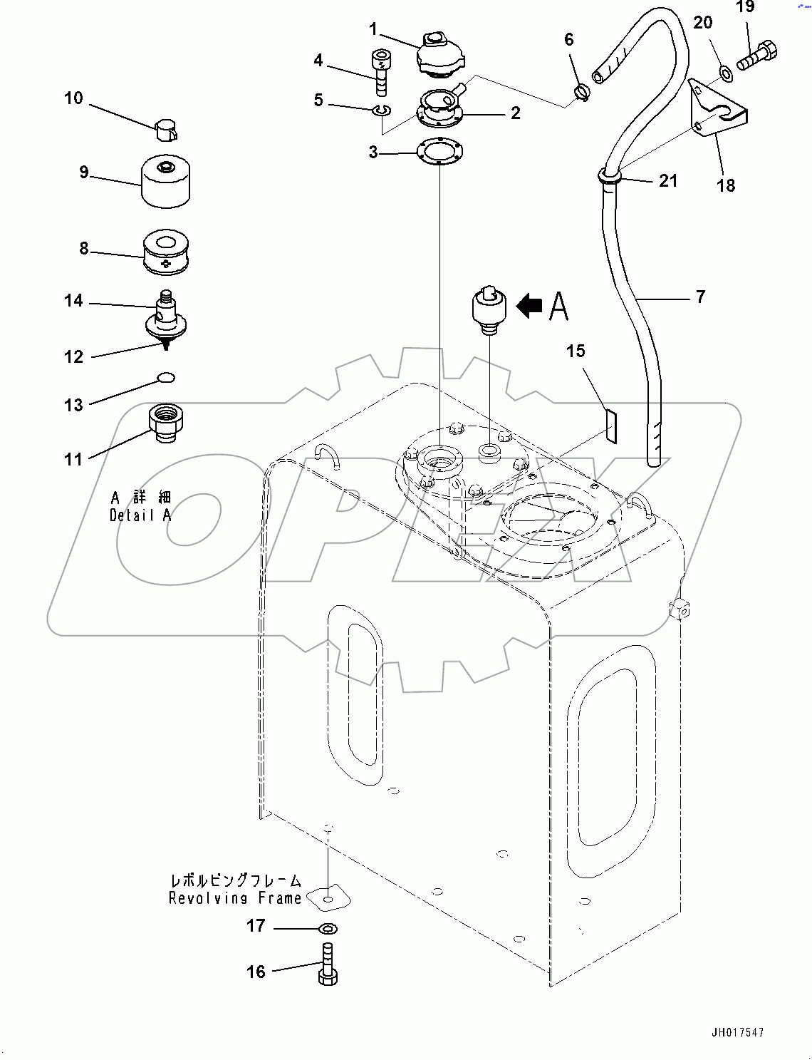  Hydraulic Tank, Breather Mounting (#400073-400575)