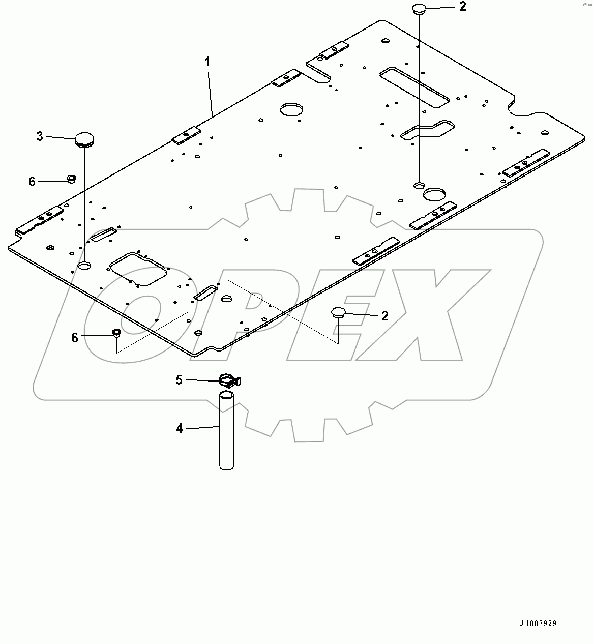 Cab, Floor, Frame (#400792-)