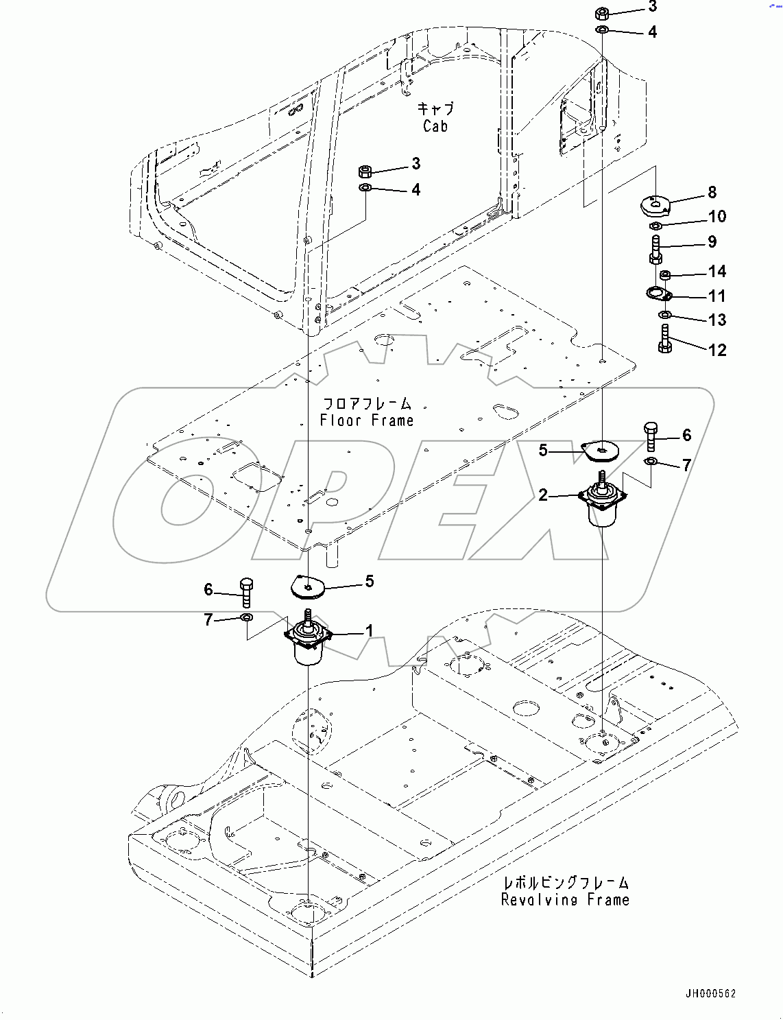  Floor Mounting (#400001-400001)