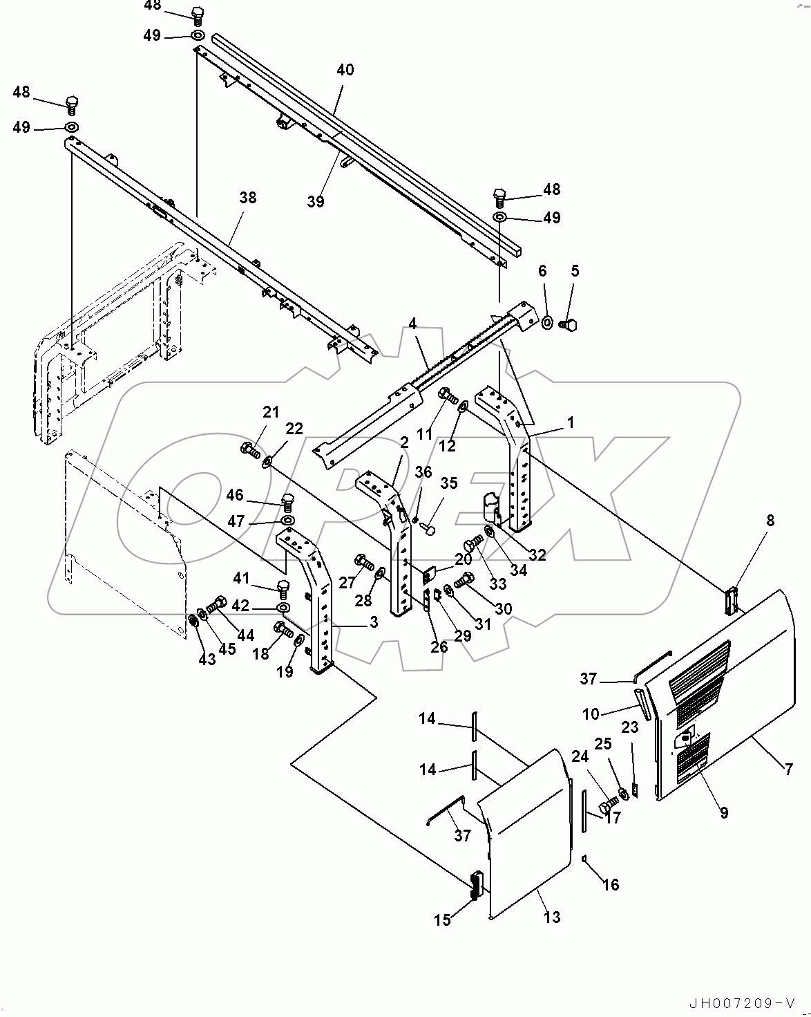  Side Cover L.H. (#400001-)