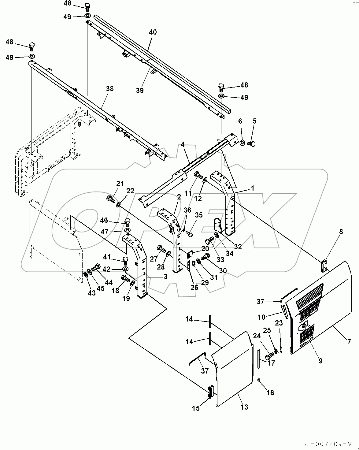  Side Cover L.H. (#400001-)