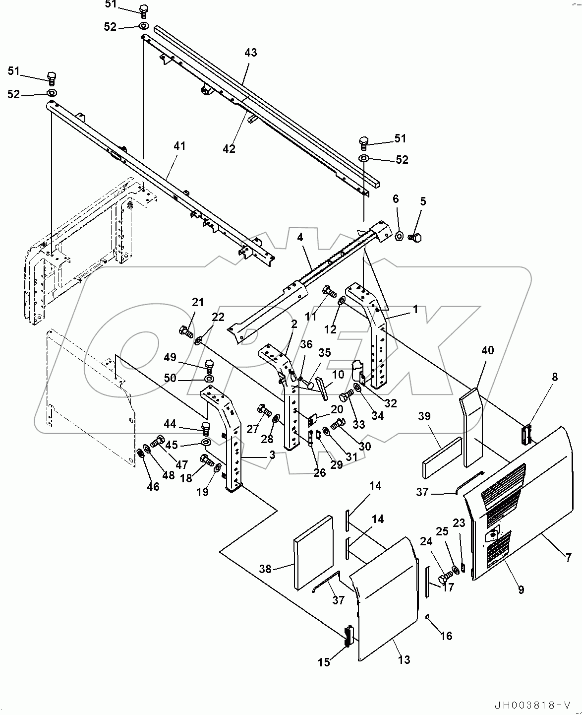  Side Cover L.H. (#400001-)