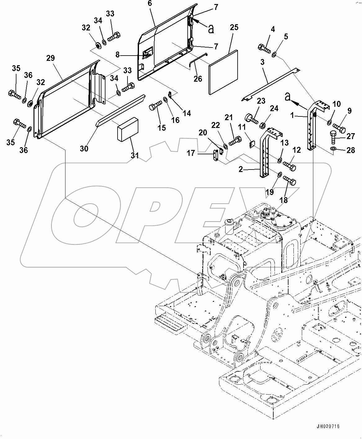  Side Cover R.H. (#400001-)
