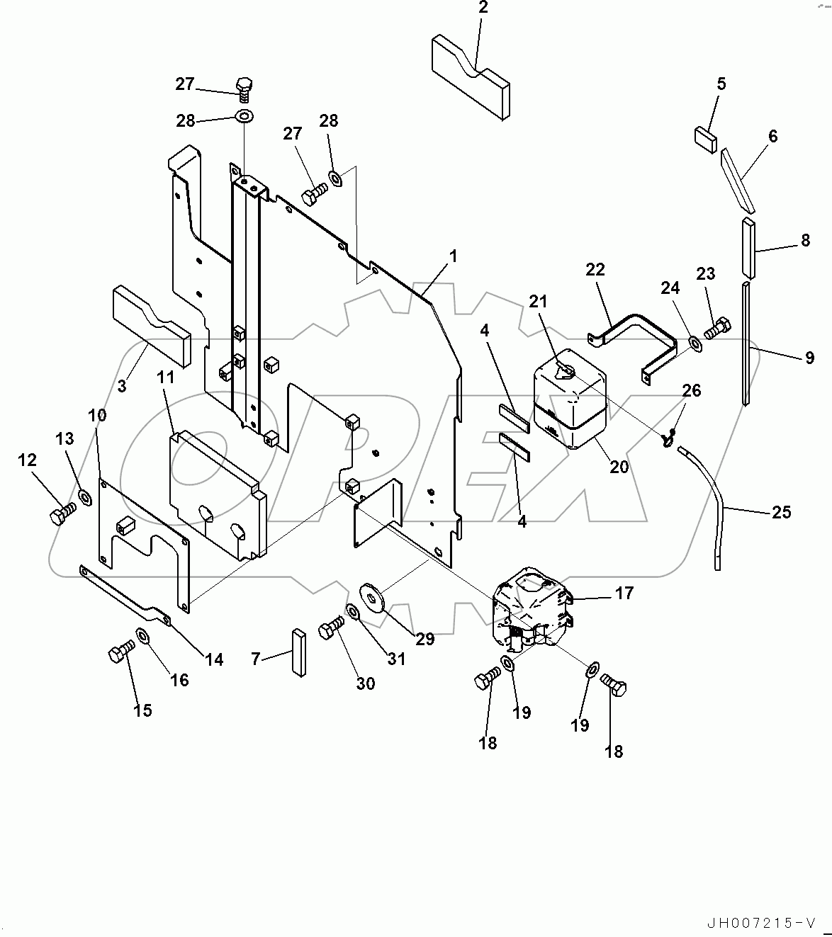  Partition, Window Washer Tank (#400001-)
