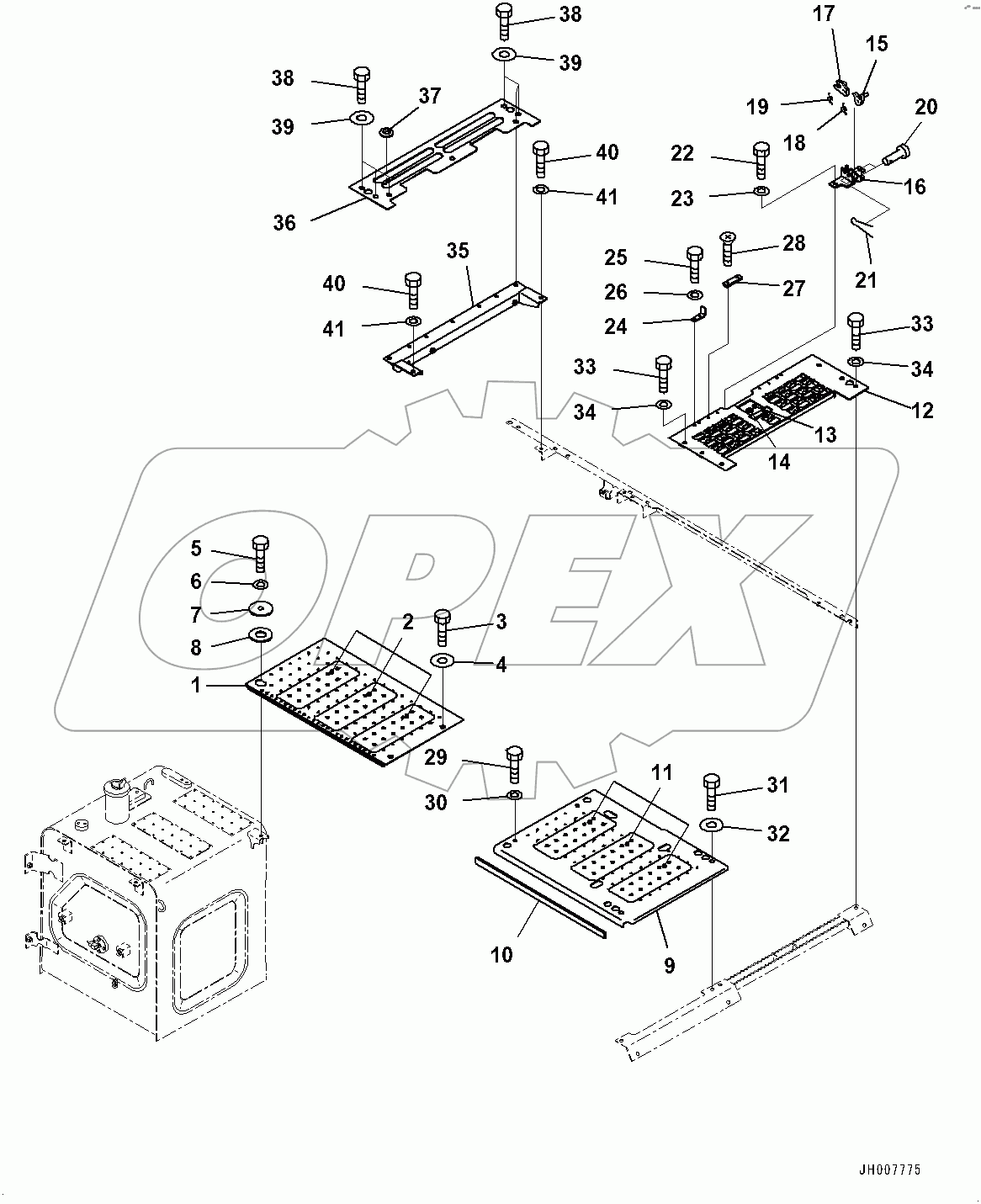  Machine Cab Cover (#400001-)