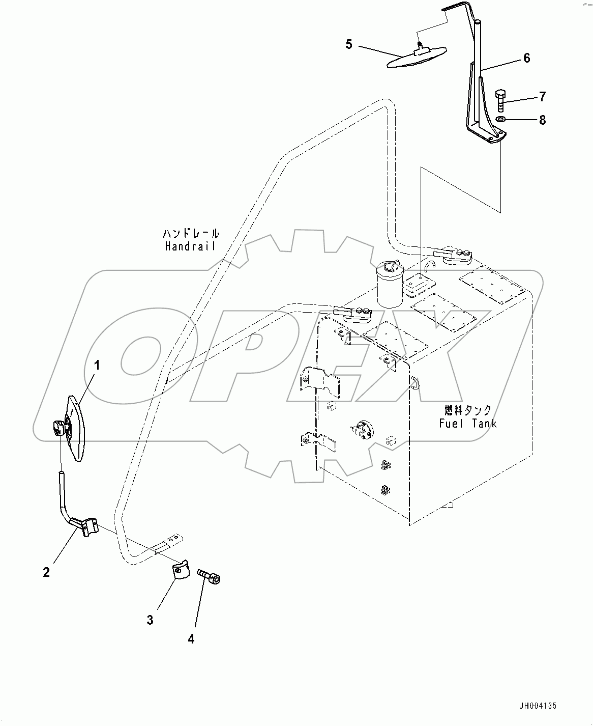  Rearview Mirror R.H. (#400001-)