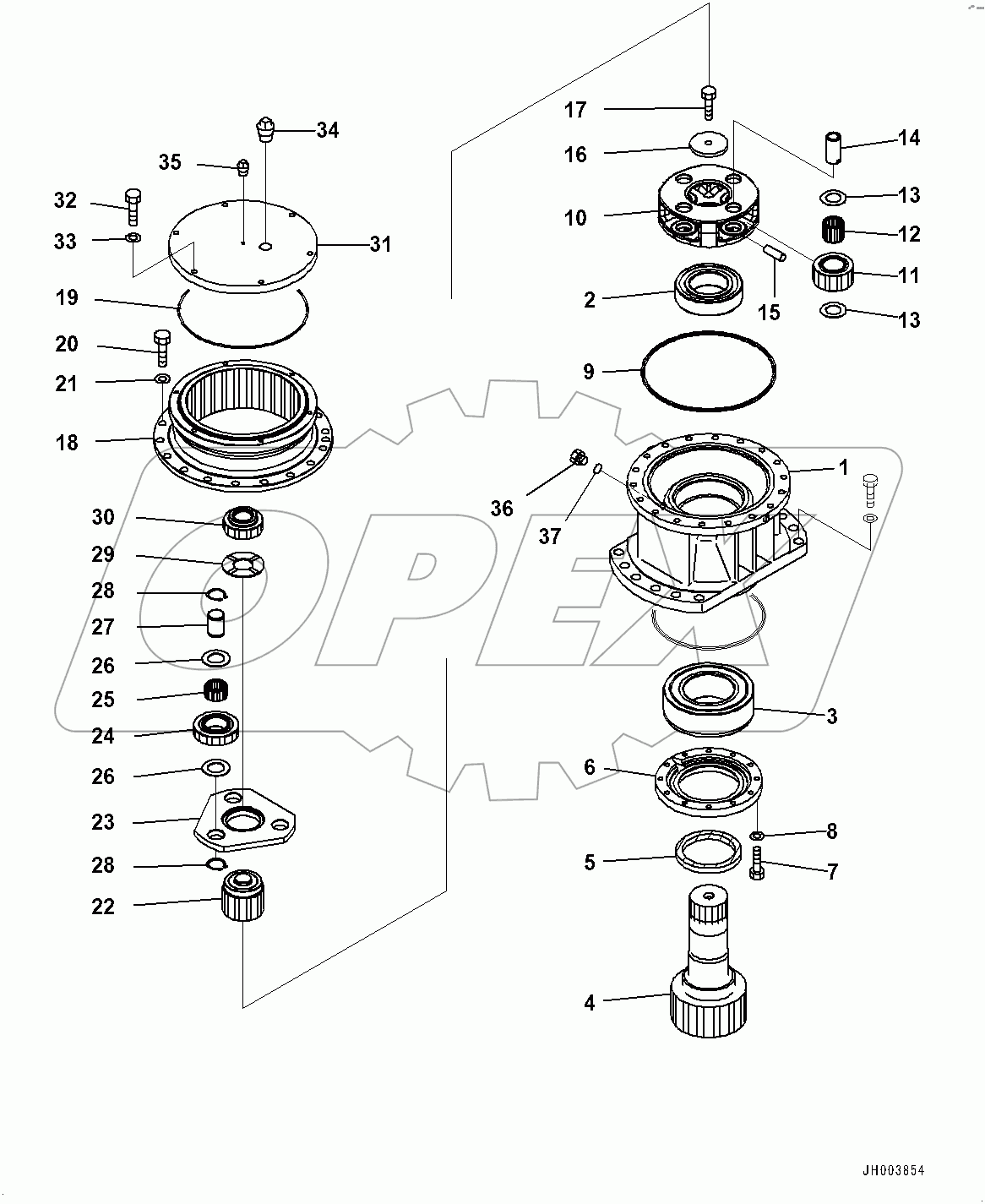  Swing Machinery and Motor (#400001-)