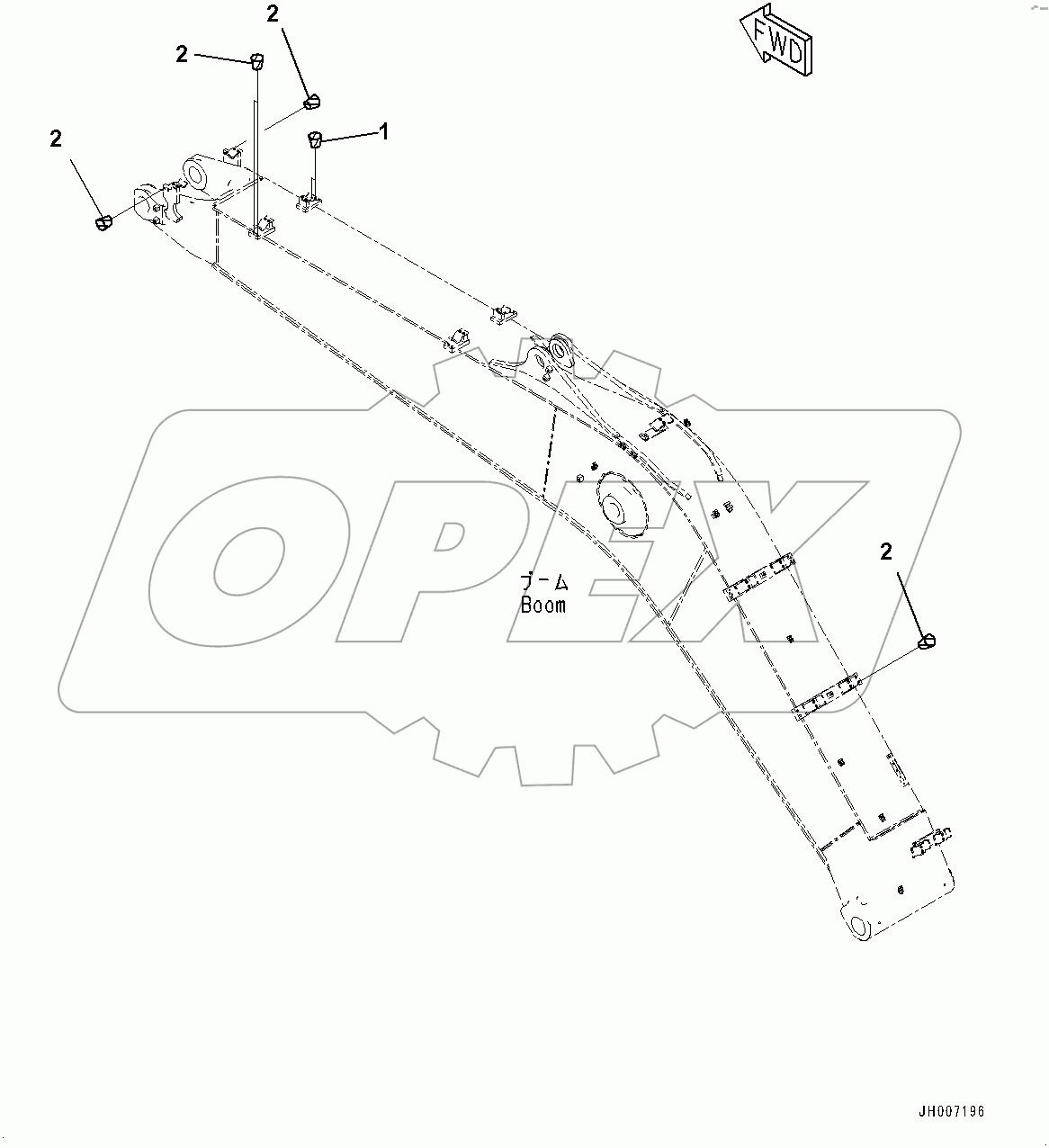  Boom, Attachment Plug (#400001-400001)