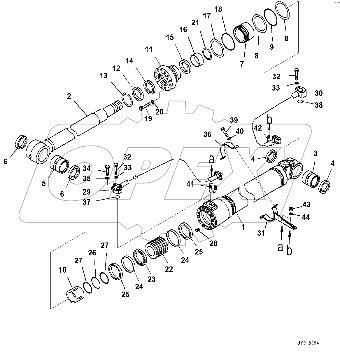  Boom Cylinder, R.H. (#400001-)