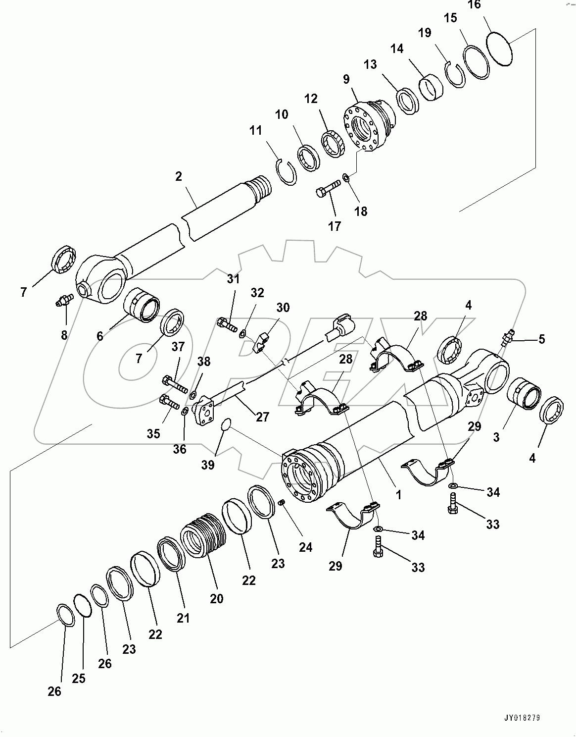 Arm, Bucket Cylinder (#400001-)