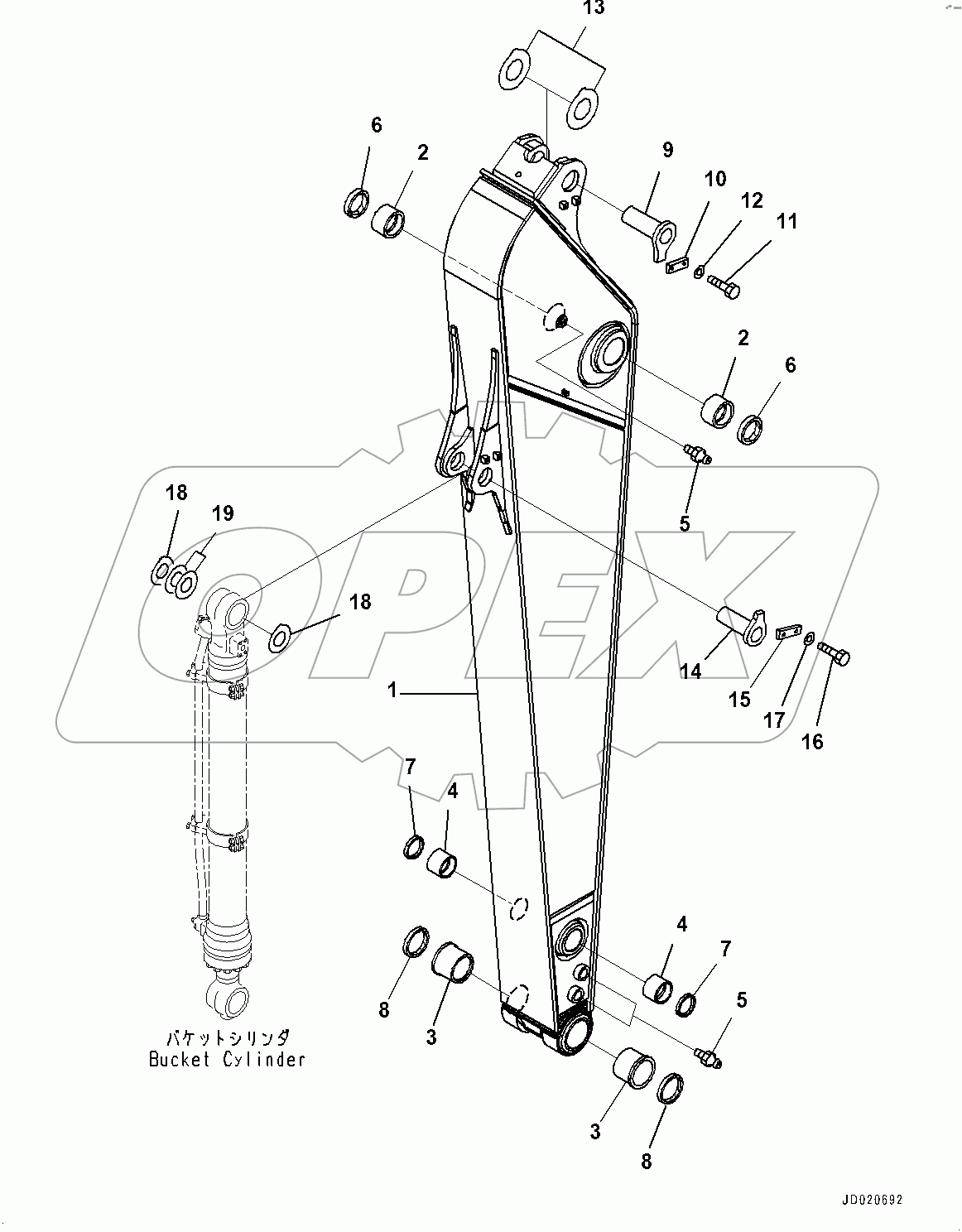  Arm, Arm and Pin (#400001-)