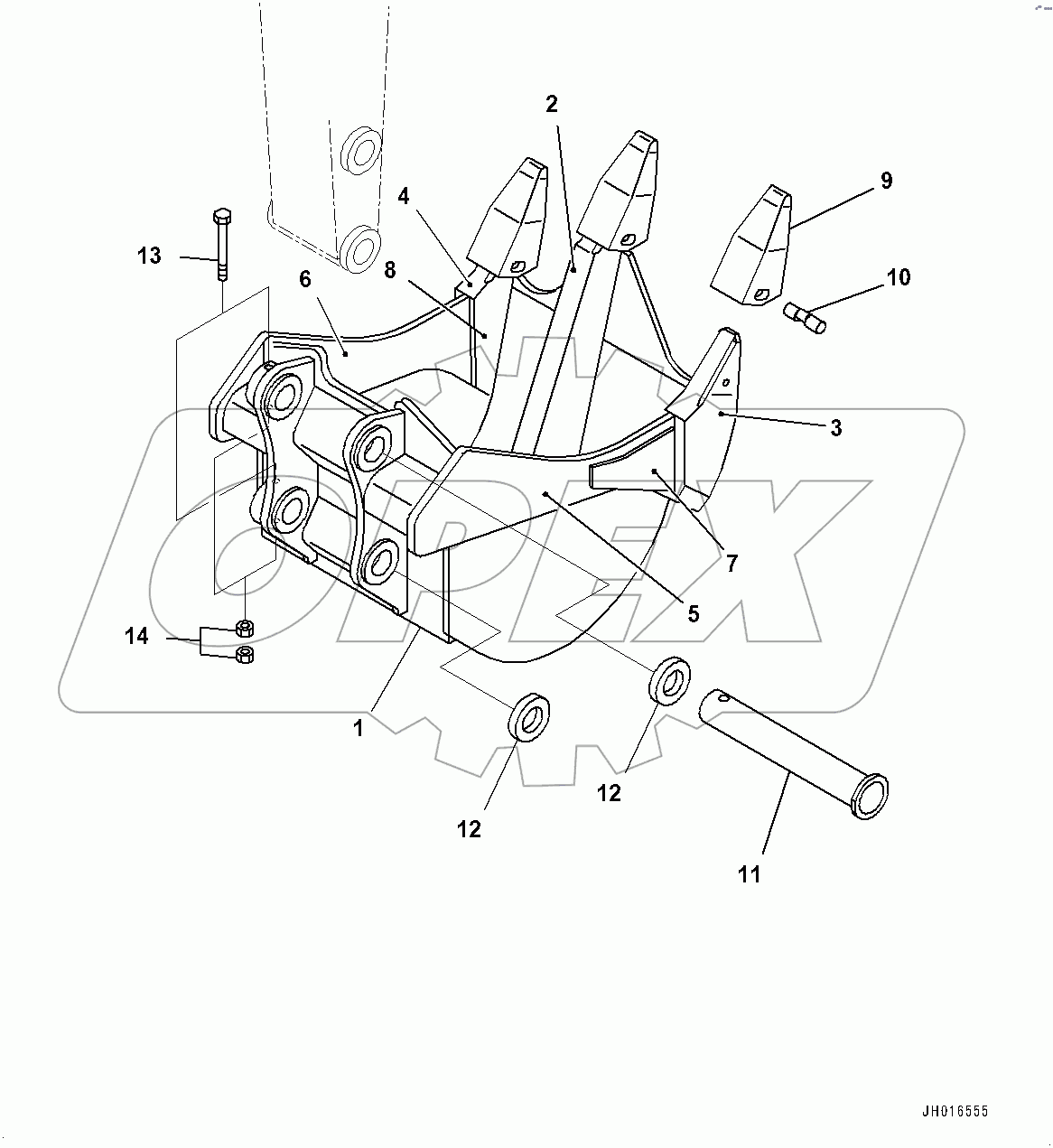  Ripper Bucket,  (#400474-)