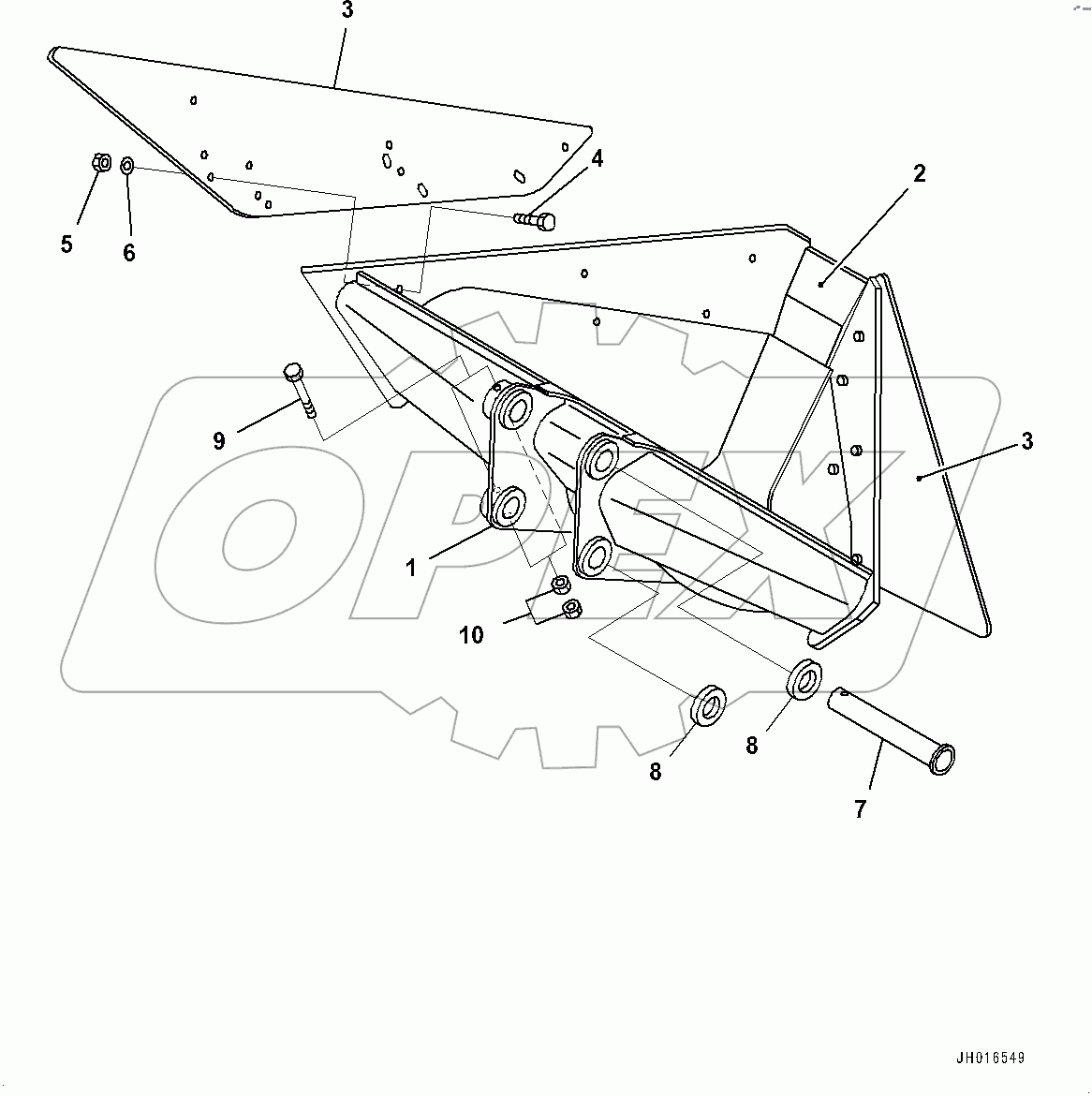  Trapezoidal Bucket,  (#400474-)