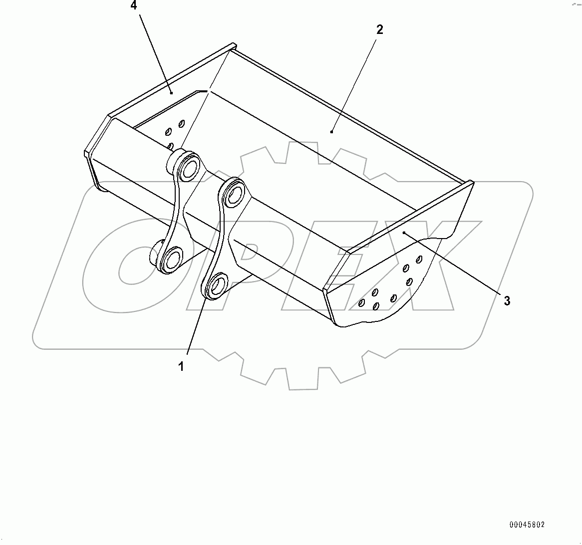  Ditch Cleaning Bucket (#400001-)