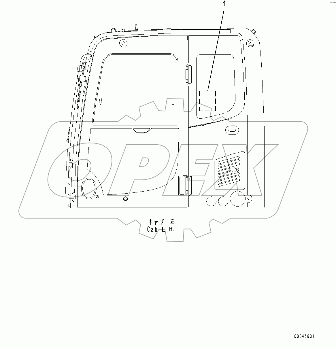  Lifting Capacity Chart (#400001-)