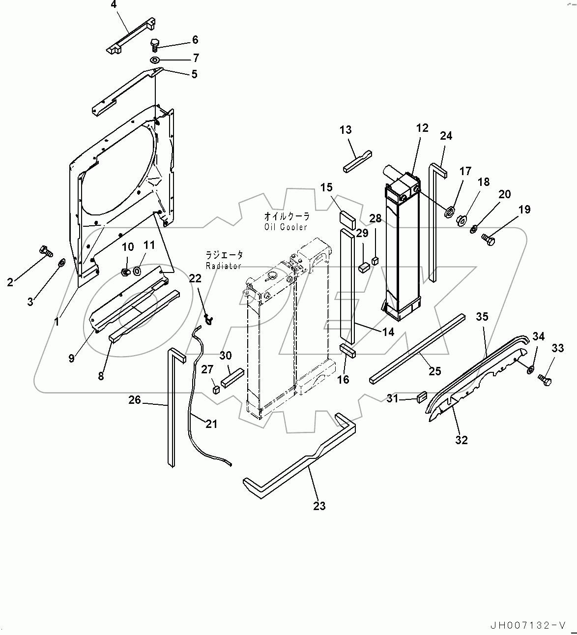  Cooling System, Aftercooler and Shroud (#400001-)