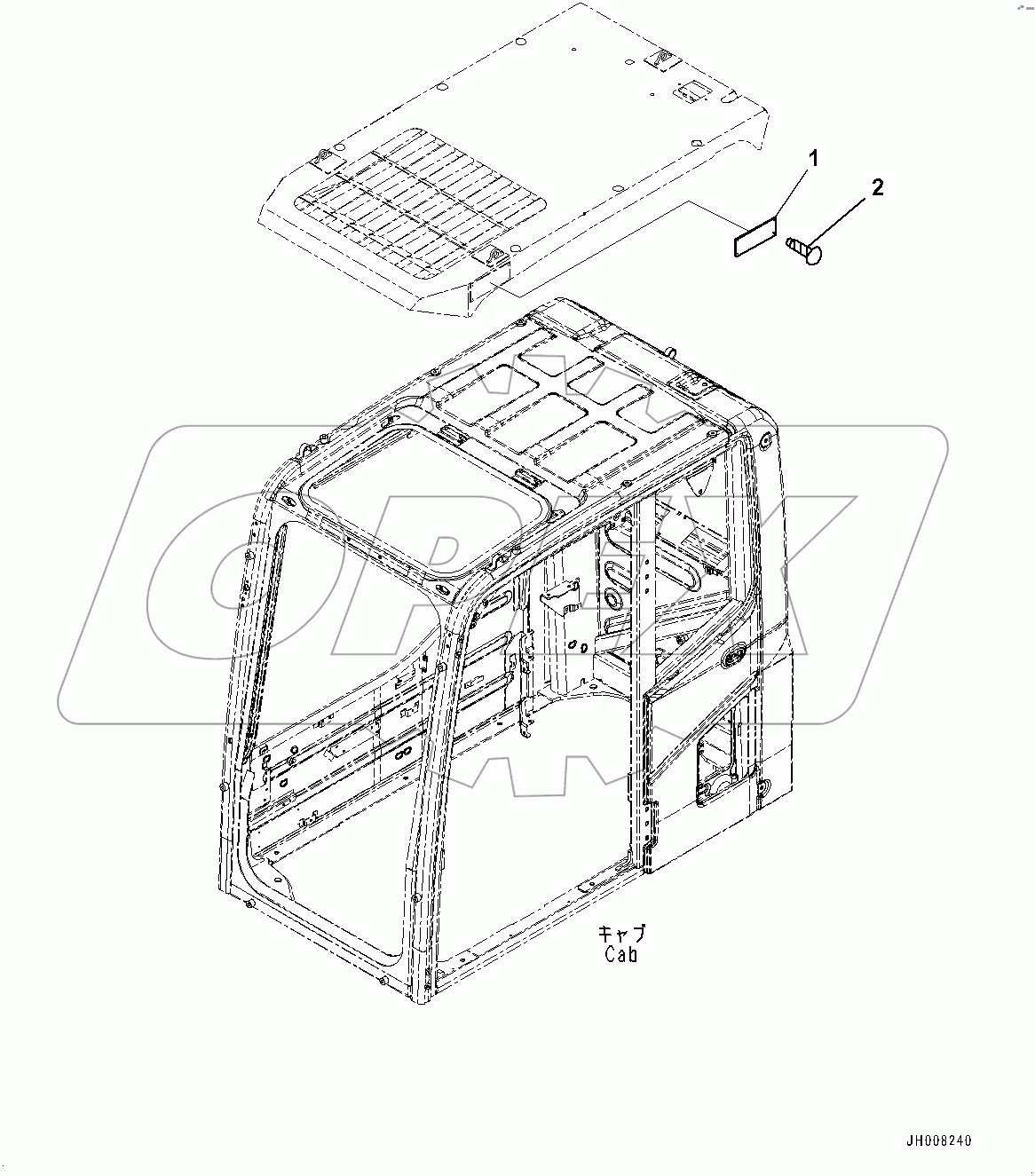  FOPS Plate,  (#400001-400212)