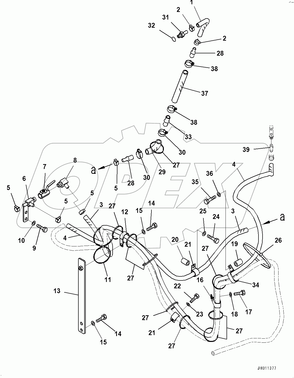  Webasto Heater, Heater Piping (#400001-400681)