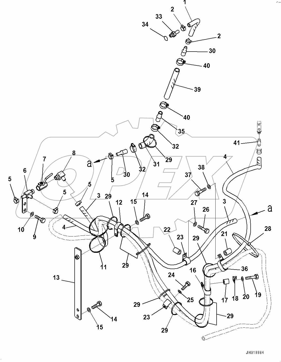  Webasto Heater, Heater Piping (#400682-)