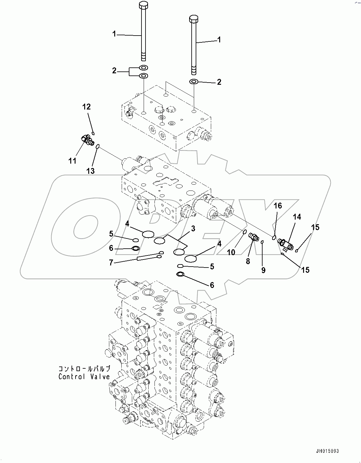  Control Valve, Connecting Parts (#400001-)