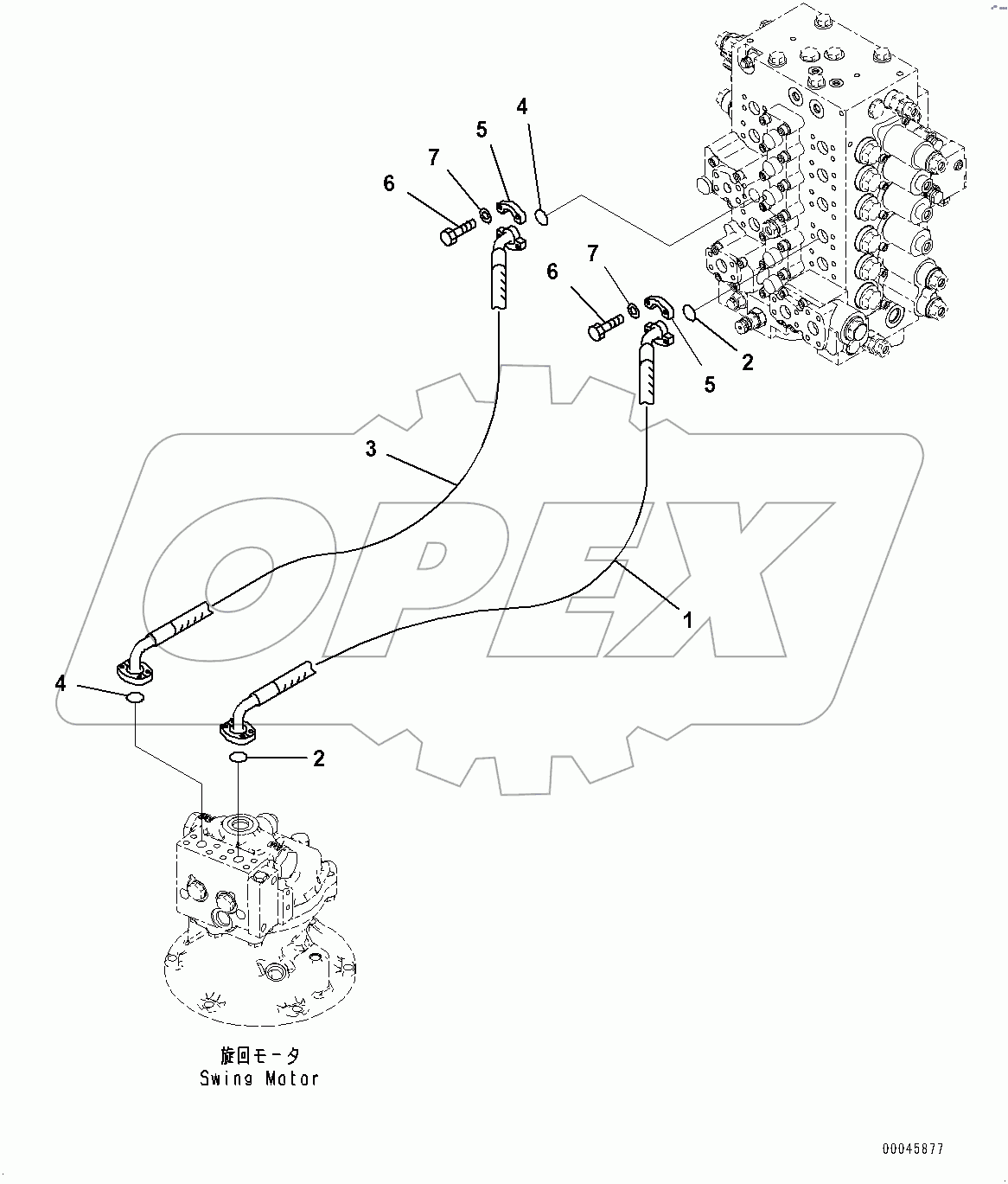  Swing Piping (#400001-)