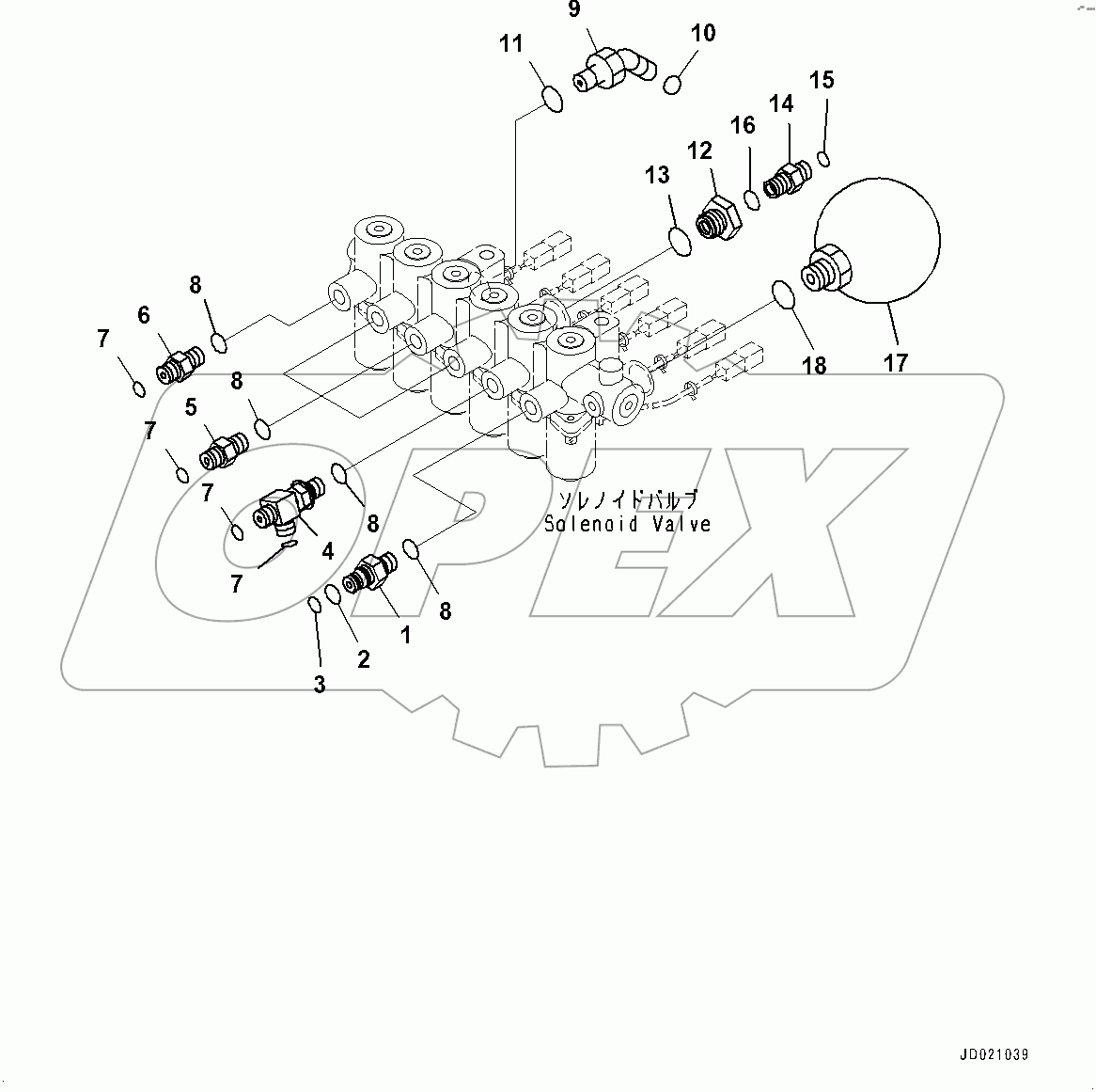  Solenoid Valve, Related Parts (#400001-)