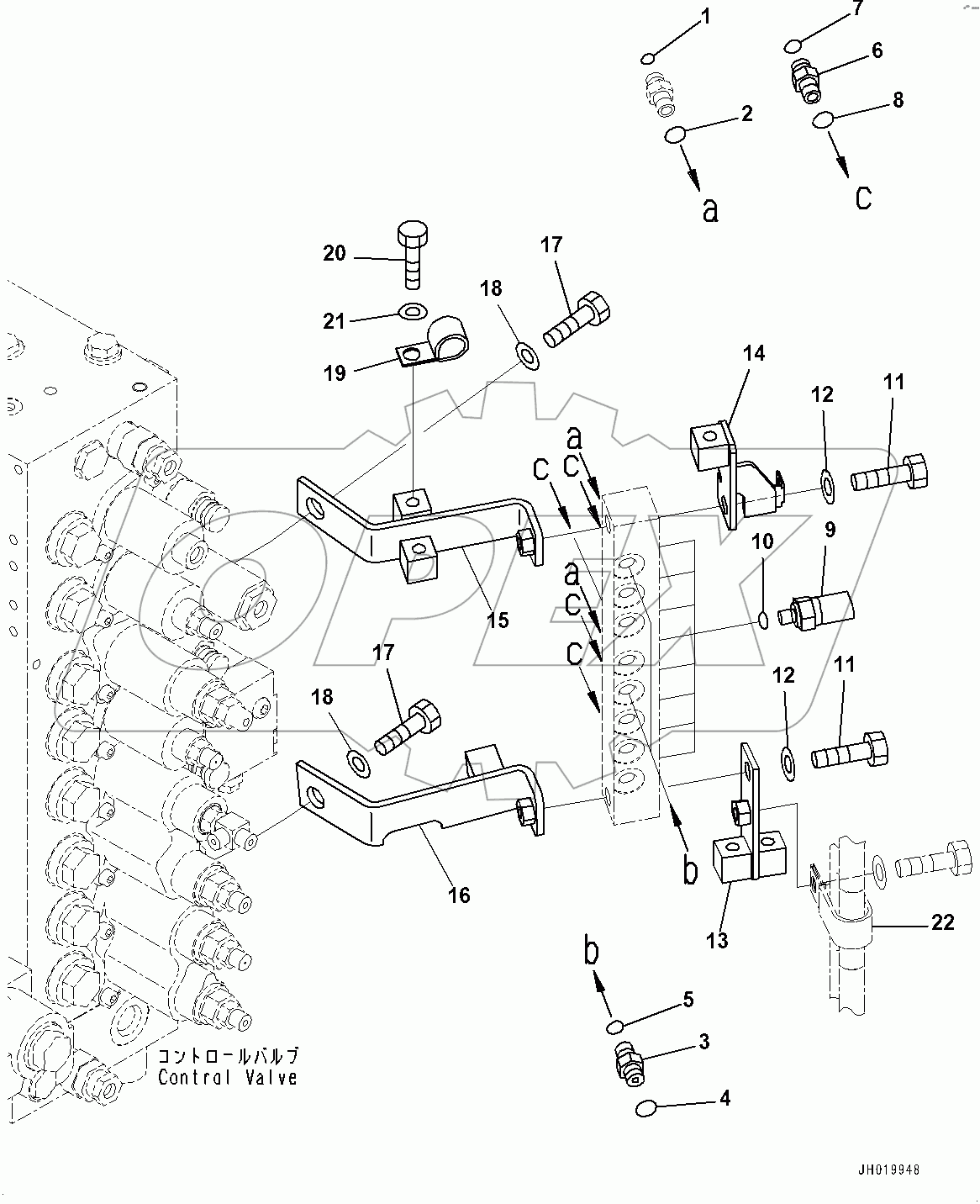  Pressure Switch Block, Bracket (#400757-)