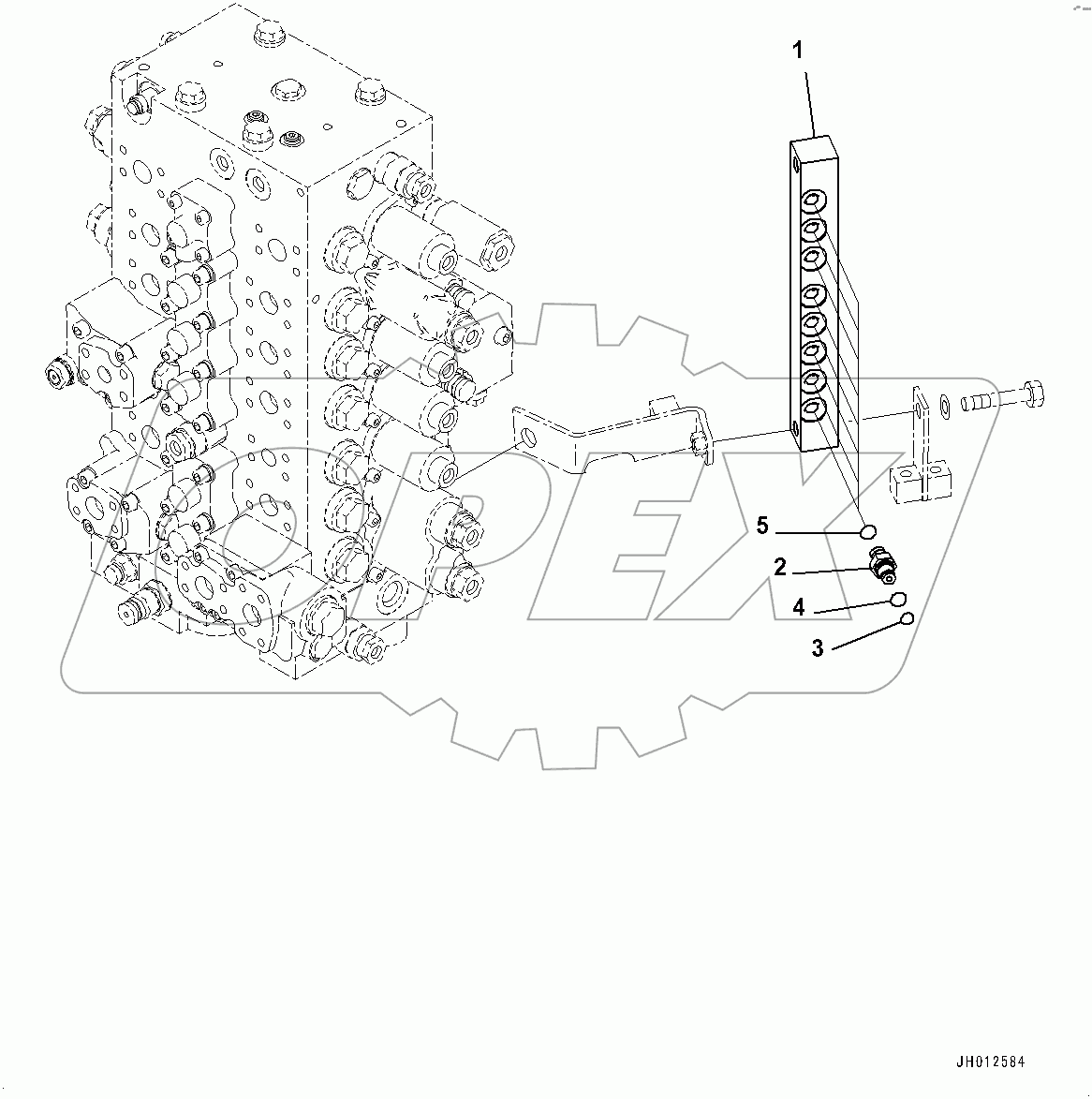  Pressure Switch Block, Block (#400001-)