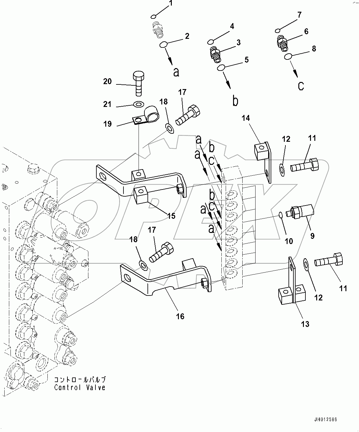  Pressure Switch Block, Bracket (#400001-400756)