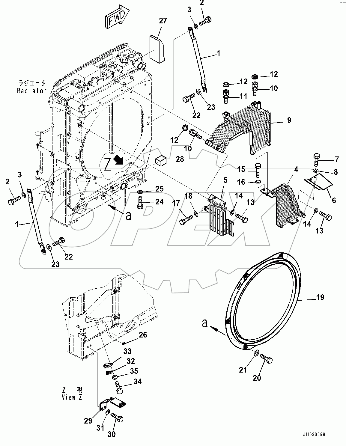  Cooling System, Fan Guard (#400001-)