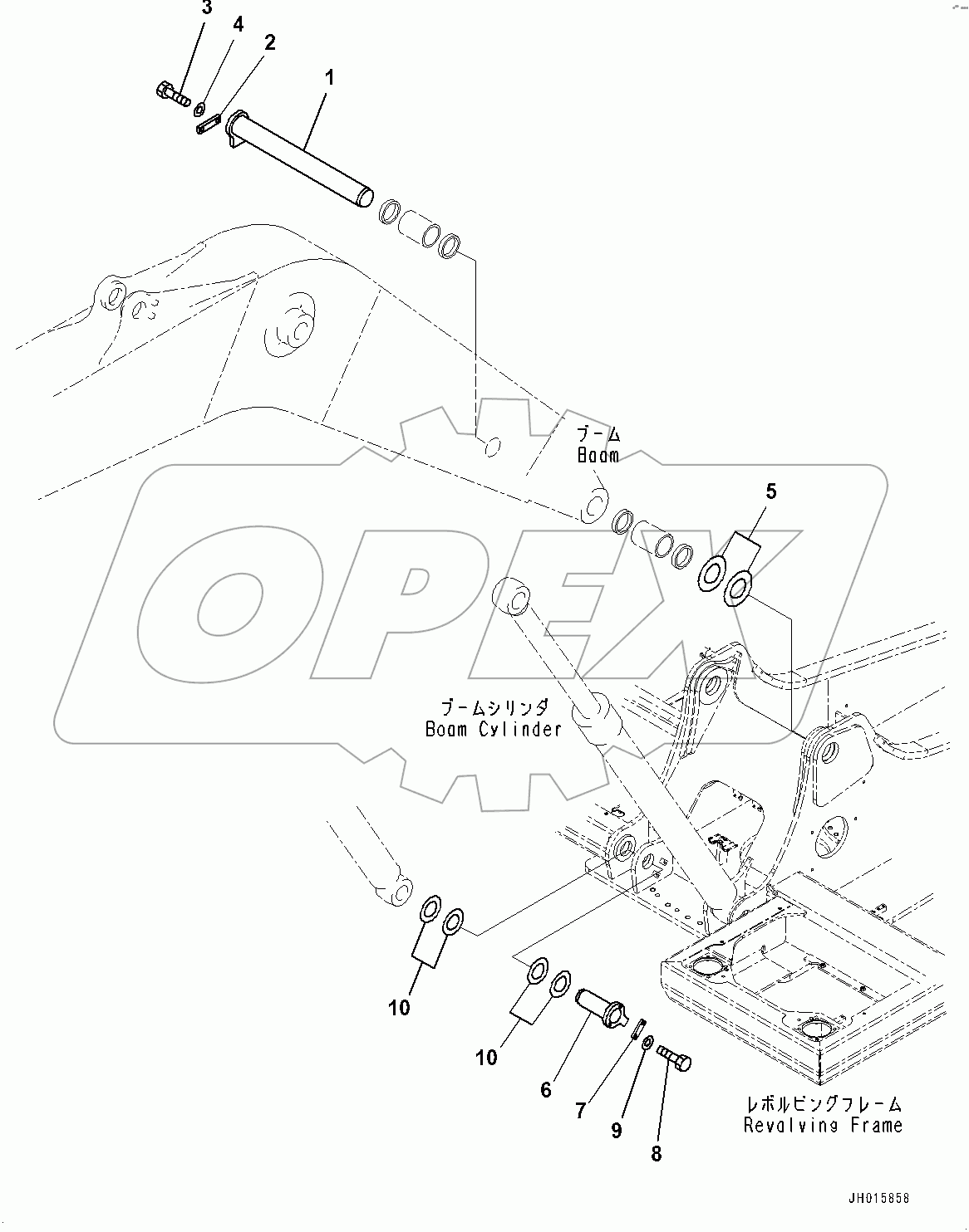 Boom Foot Pin (#400001-)