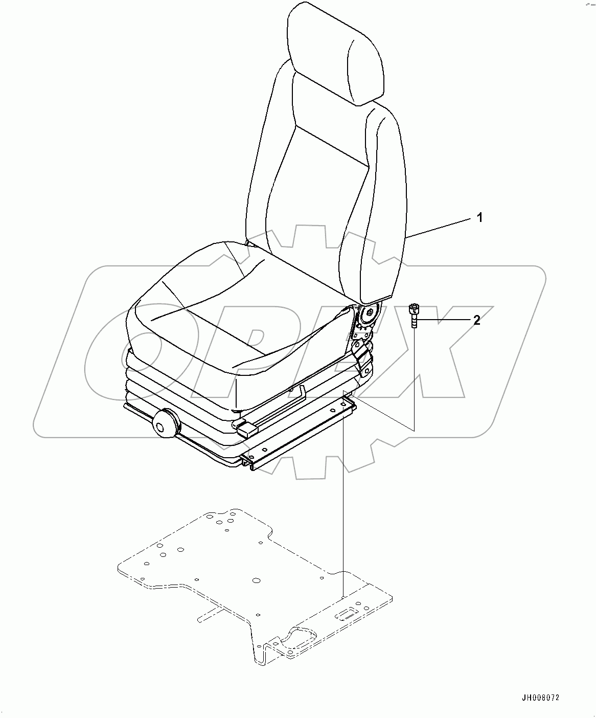  Operator's Seat (#400001-)
